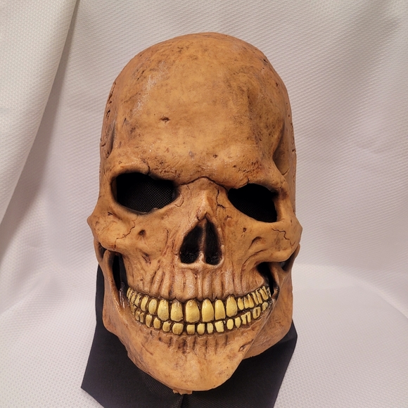 Rubies Vintage Skull Halloween Adult Latex Mask - Picture 9 of 9